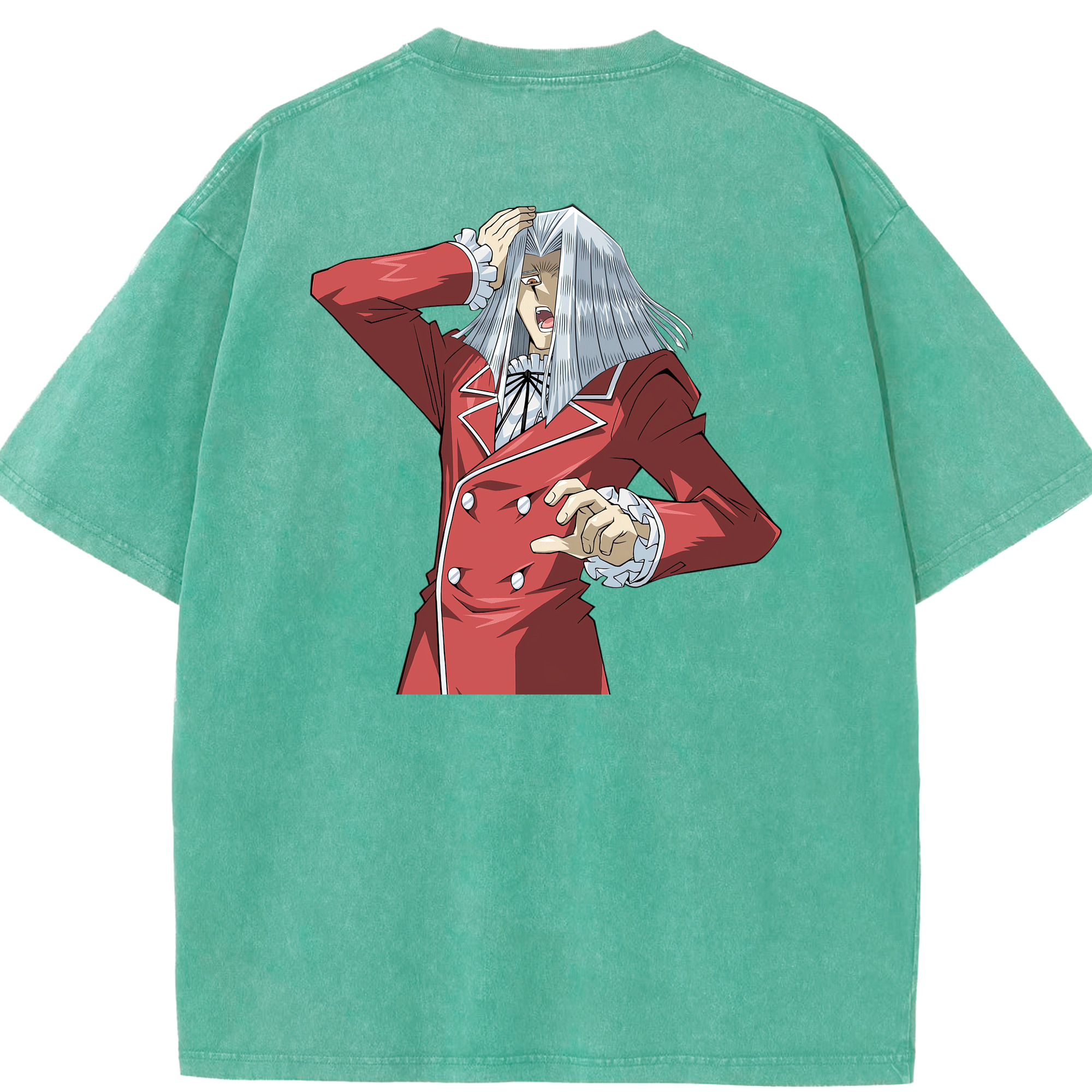 （画像用） 遊☆戯☆王 Yu-Gi-Oh! 綿100% ヴィンテージ風 半袖Tシャツ（背面プリント）